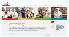 Desktop Screenshot of caritas-nuernberg.de